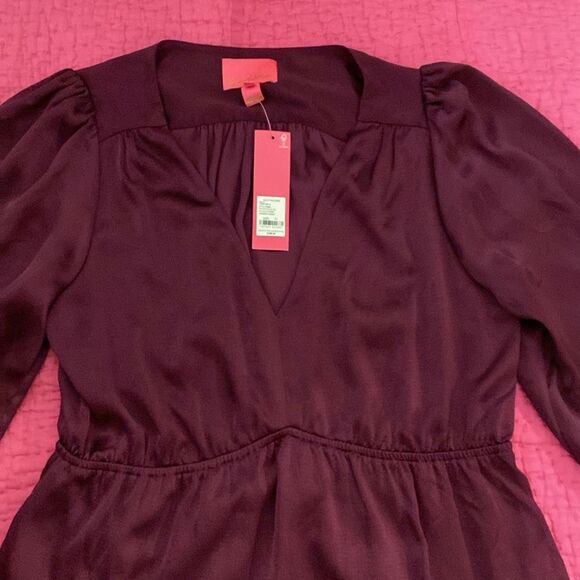 Lilly Pulitzer Deacon Dress in Amarena Cherry - Picture 3 of 10